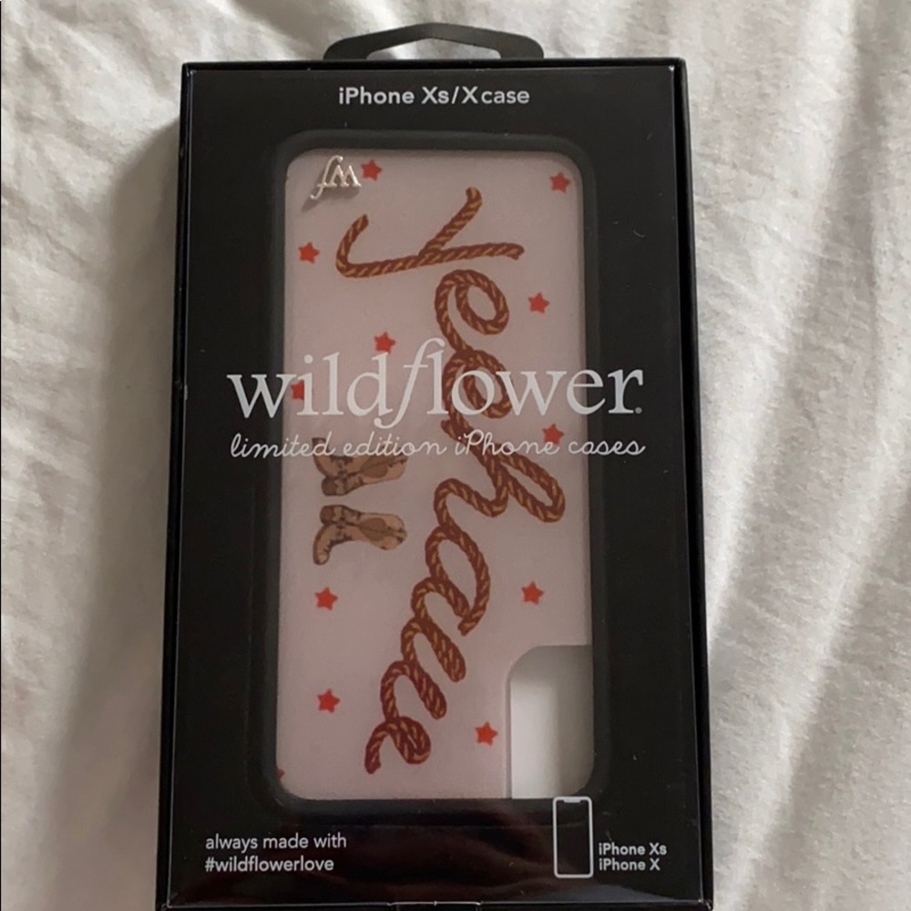 Wildflower Devon Carlson IPhone  Xs/ X case
